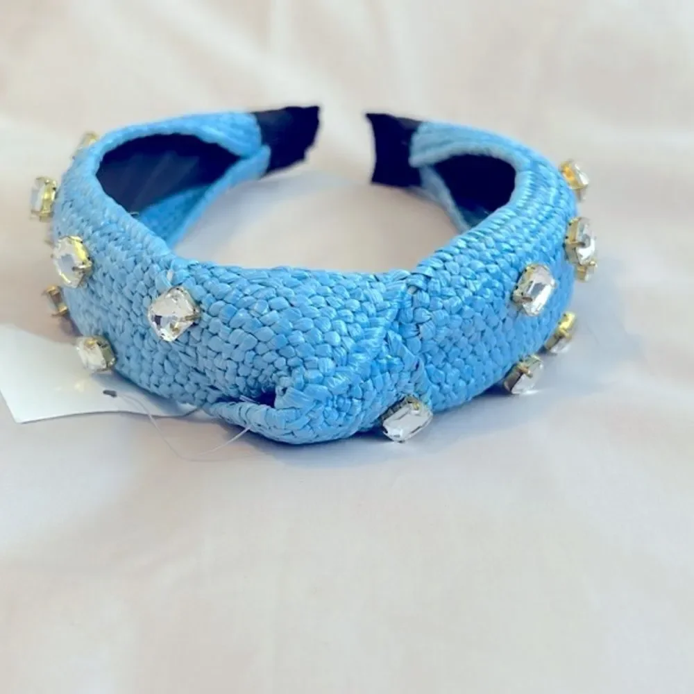 Nordstrom Rack Rhinestone Embellished Knotted Headband NWT